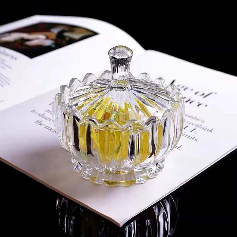 Diskont Carat Set Toples Kaca Diamond/Toples Kaca Crystal Lebaran Souvenir Snack Jar