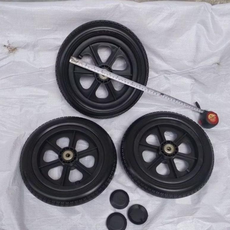 Roda ukuran 12 VELG  + ban mati kursi roda termurah
