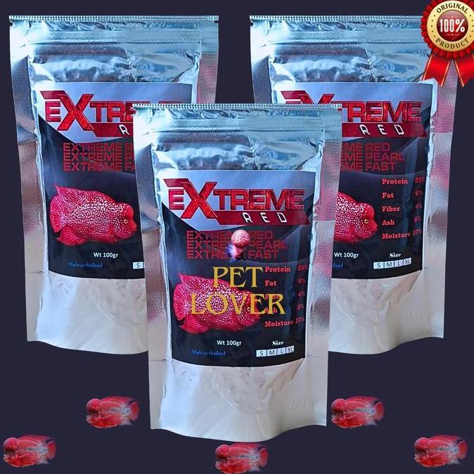 Sakana- Pelet Louhan Extreme Red Memerahkan Warna Dan Mutiara Lohan