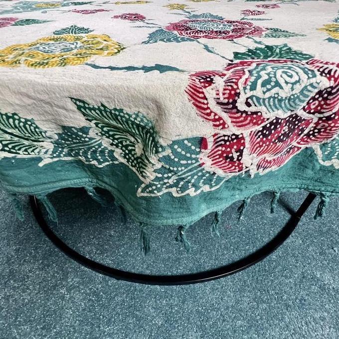 Taplak Meja Bundar Batik Tulis Diameter 120CM MS