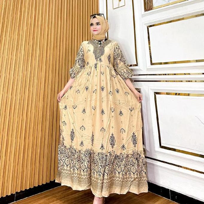 Gamis Renda Sultan Viral Jumbo - Model Terbaru - Muslim Dress Baju