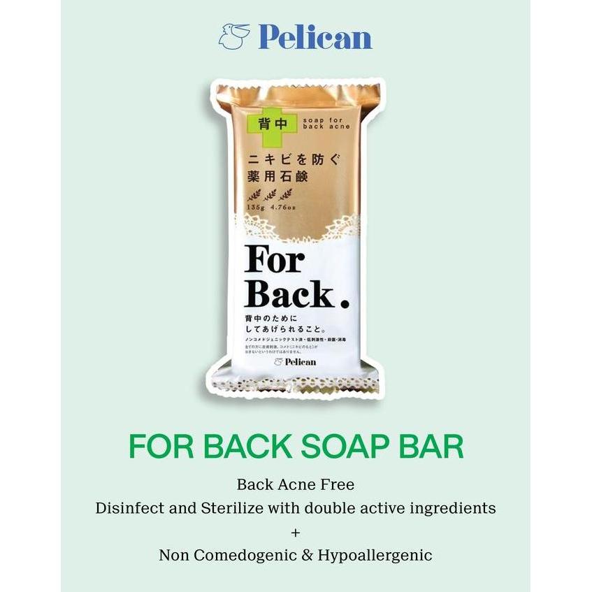 Bathe- Pelican For Back Soap Bar Acne Free Original Japan