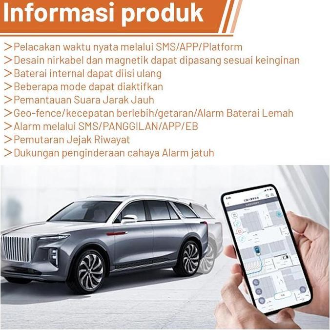 Zacro Magnet Mini Yang Kuat Gps Portabel Tracker Original/Gps Mobil Dan Motor 3000 Mah Kualitas Terb