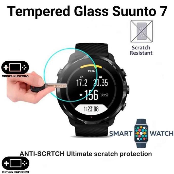 TERLARIS TEMPERED GLASS SUUNTO 7 ANTORES SCREEN PROTECTOR LCD SUUNTO 7