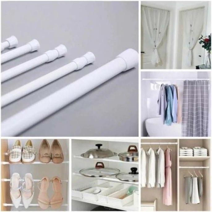 Tiang Besi Fleksibel 135-250Cm/Tiang Besi /Tiang Besi Serbaguna/Tiang Penyekat Ruangan Terlaris