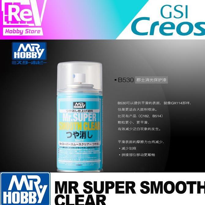 Whyyou- Mr Super Smooth Flat Spray Top Coat Mr Color Cat Gundam Airbrush B530