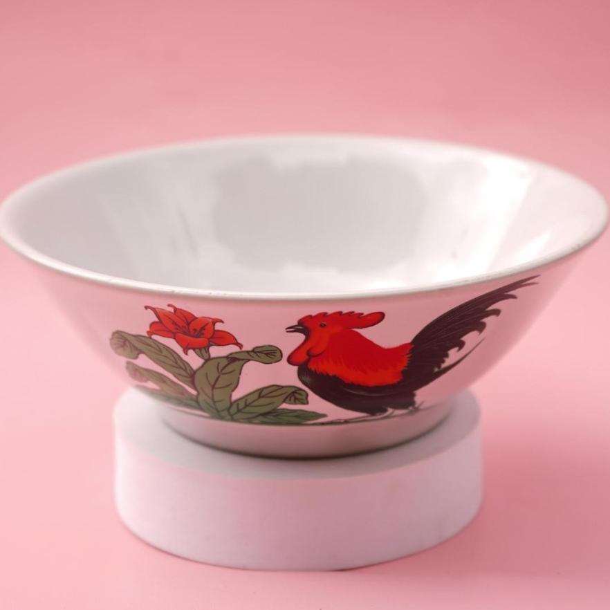 Mangkok Jago // Mangkok Ayam Mangkok Bakso //Mangkok Ayam Keramik Lucky / Mangkuk Cap Ayam Jago/Mang