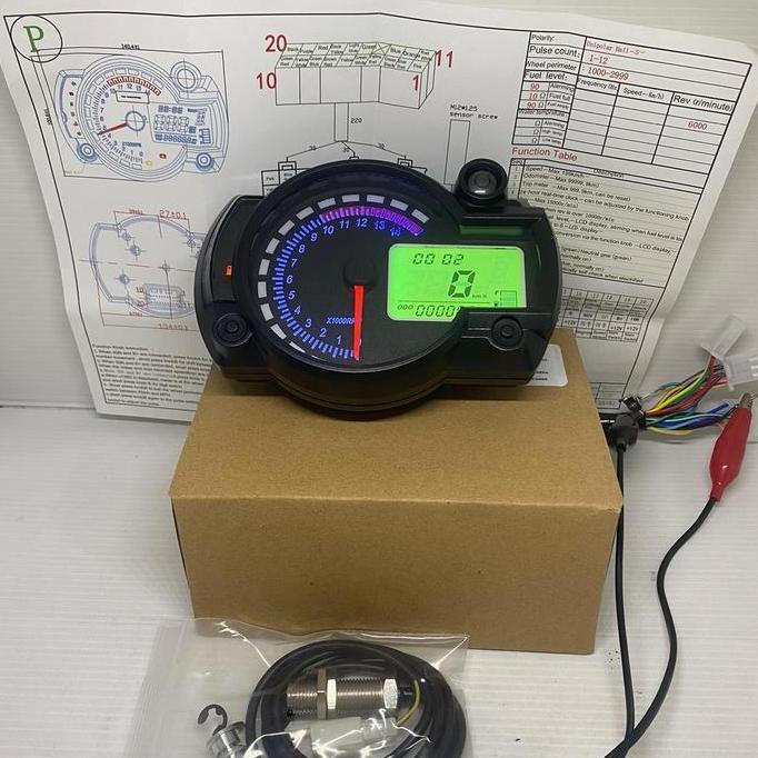 SPIDOMETER MODEL KOSO DIGITAL PLUS SENSOR MAGNET ORIGINAL DAN TERPERCAYA