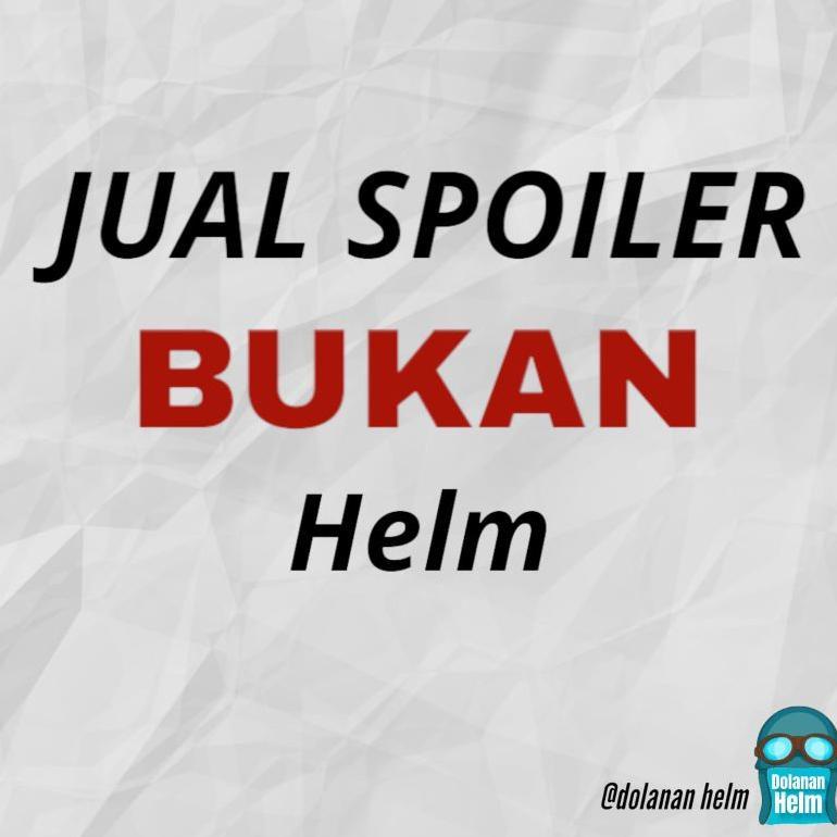 BEST SALE Spoiler Helm ALV Ultron | HRK Ultron | NFJ Ultron Akrilik Tebal 3mm