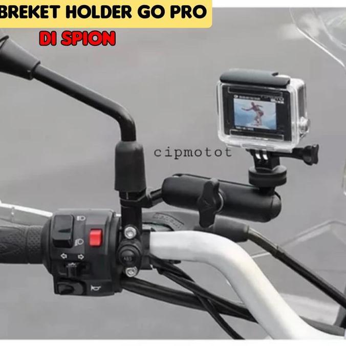 Breket Holder Kamera Breket Holder Kamera Go Pro Motowolf Spion Motor