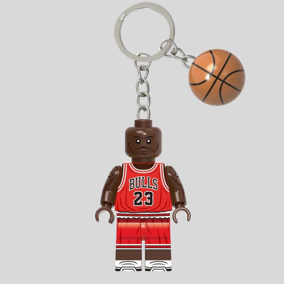 Michael Jordan Lego Keychain | Gantungan Kunci Michael Jordan | NBA Series