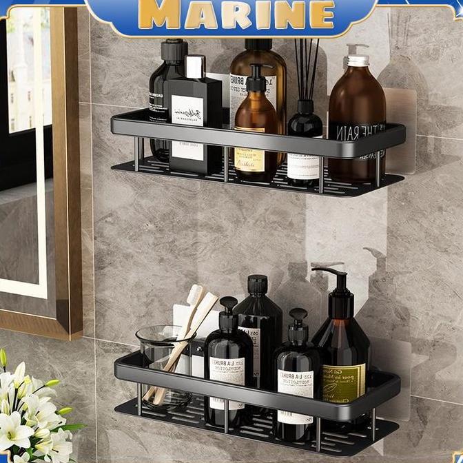 MARINE Rak Dinding Kamar Mandi/ Rak kamar mandi /rak sabun kamar mandi stainless /tempat sabun kamar