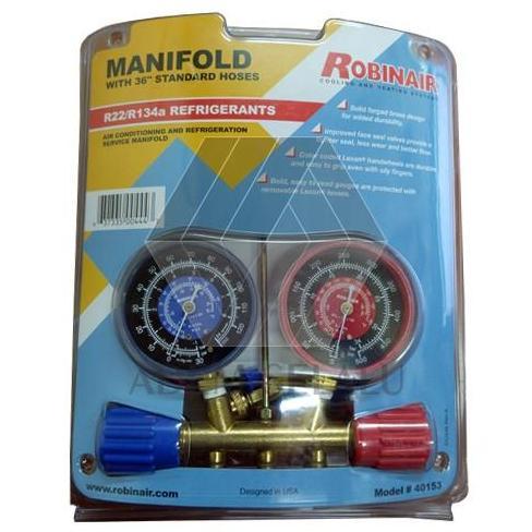 Manifold Set R22 R134a Robinair tipe 40153 | Analyzer AC R22