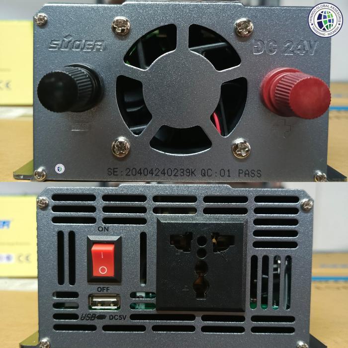 INVERTER 24V 1500 WATT/ INVERTER SUOER DC 24V-AC 230V 1500 WATT / INVERTER SUOER STA-1500B/ SOLAR SM