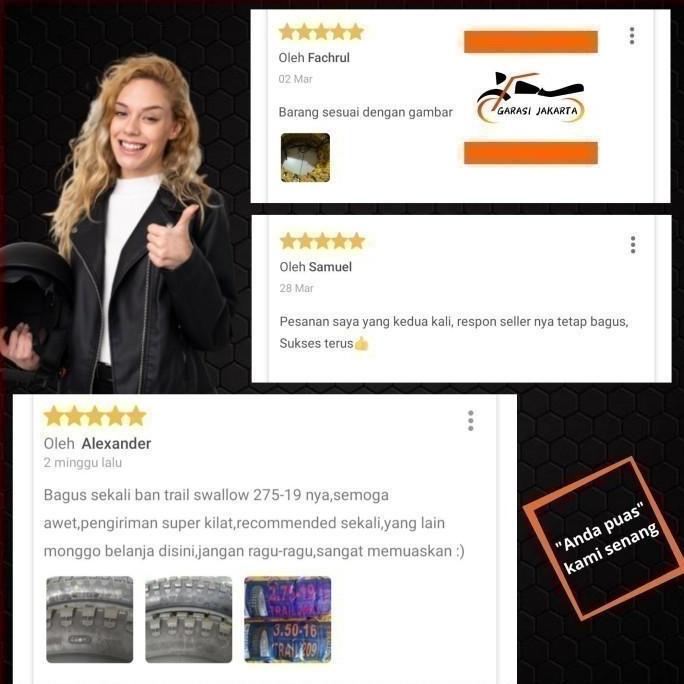 Ban motor cross swallow 275 ring 17 trail kawasaki klx crf x-cross