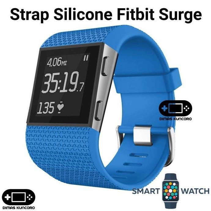 TERLARIS STRAP SILICONE FITBIT SURGE SILICON TALI JAM KARET SMARTWATCH