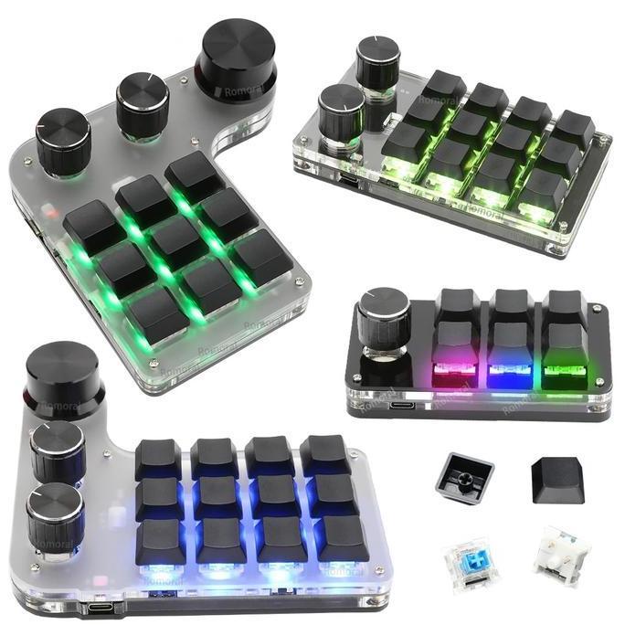 Macropad Dumpad Numpad Macro Keyboard Mechanical Wireless Bluetooth US