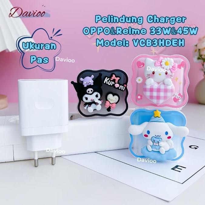 Pelindung Kabel Charger OPPO/REALME 33W | Set 5 Item Pelindung Charger