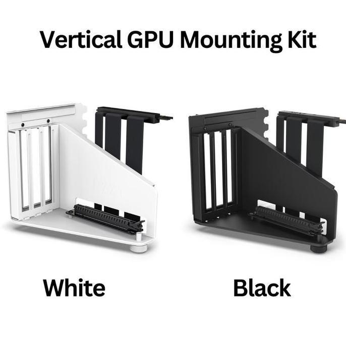 NZXT Vertical GPU Mounting Kit - GPU Holder & PCIe 4.0 Riser Cable