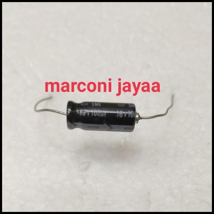 TERBARU KAPASITOR AXIAL 100UF 16V SME 
