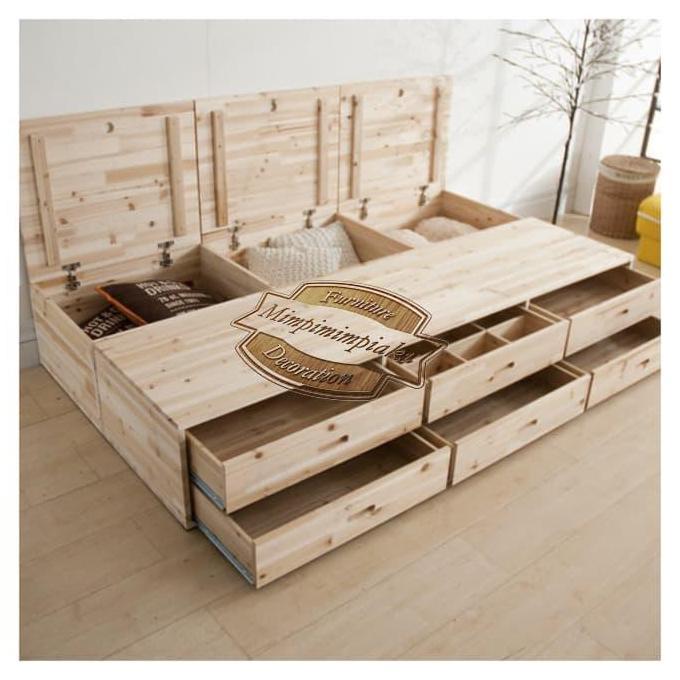 Terlaris Dipan / Dipan Laci / Divan Laci 120X200 Cm