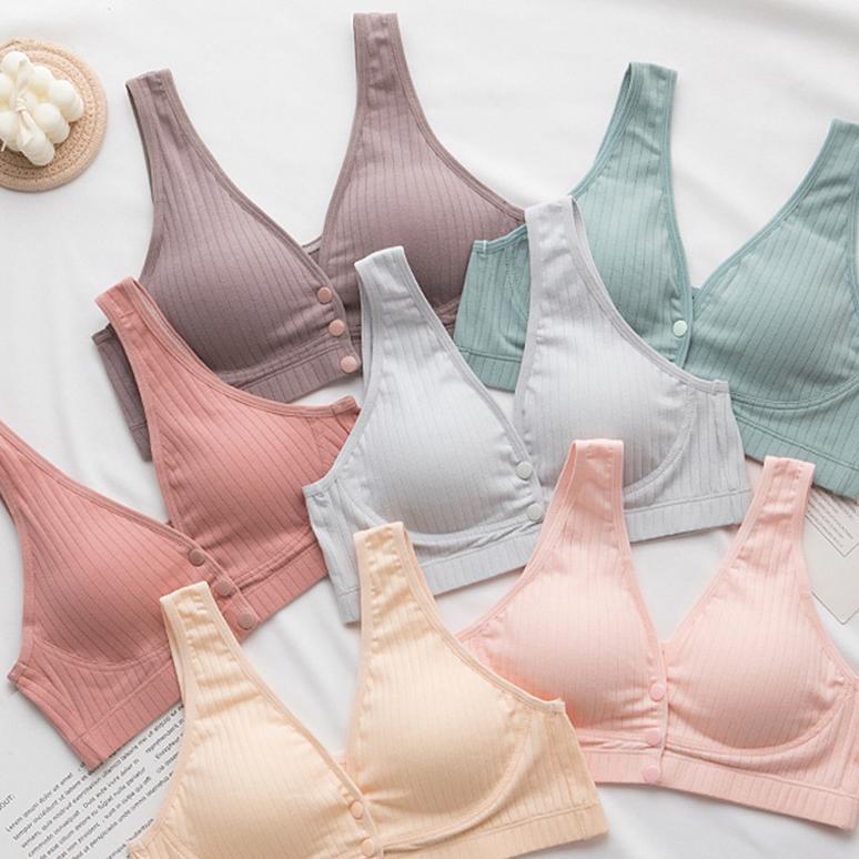 ORIGINAL BRA MENYUSUI JUMBO KANCING DEPAN BRA PUSH UP BH MENYUSUI BAHAN  KATUN MURAH NURSING BRA WAN