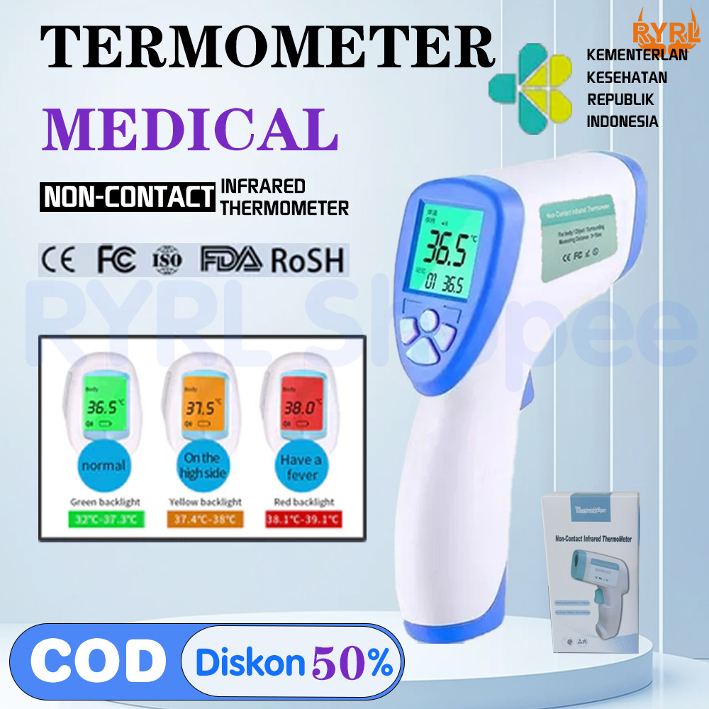 RyrlTermometer/Thermometer Dahi/Termometer Anak/Termometer Tembak/Thermometer Digital/Termometer Inf