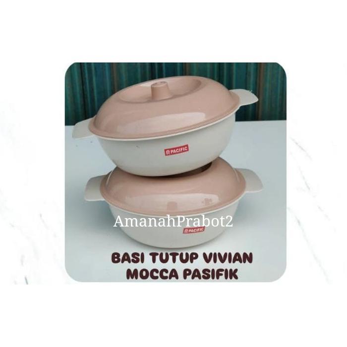 Basi Tutup Viviann Mocca Basi Bulat + Tutup Plastik Vivian Pasific