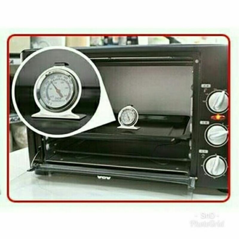 Termometer Oven Tangkring Oven Thermometer Kompor Hock Analog Baking Grill Pengukur Panas Pemanggang
