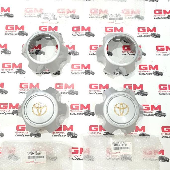 Dop Roda Vx80 Land Cruiser Cover Baut Velg Orisinil Set 4Pcs