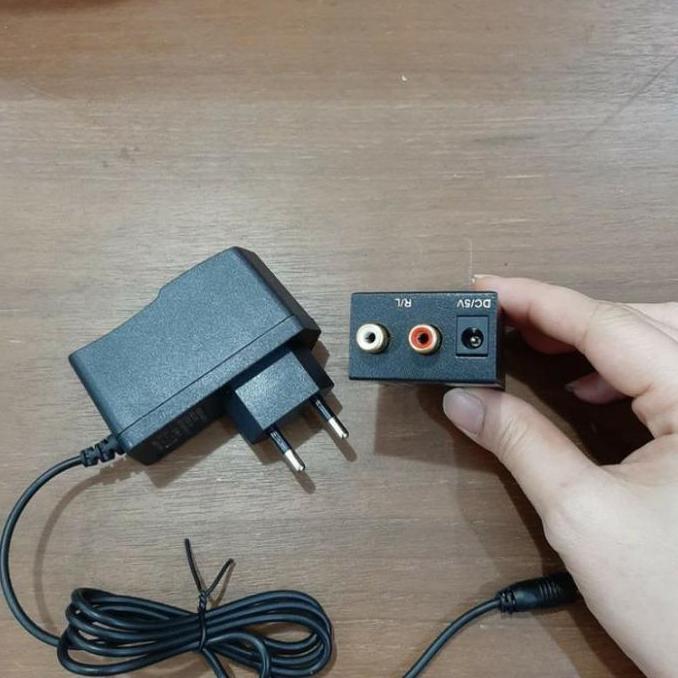 alat sambungan audio dari smart tv ke speaker aktif /converter digital