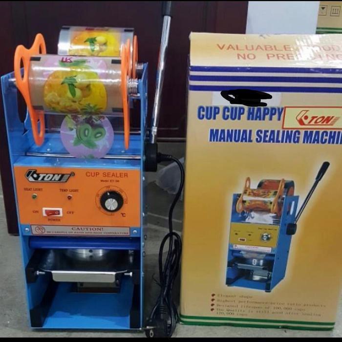 Mesin Cup sealer ETON ET-D8/Mesin penyegel cup gelas ET-D1