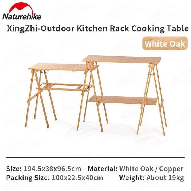 Terlaris Meja Lipat Naturehike Nh21Ju006 / Meja Kompor Bahan Kayu