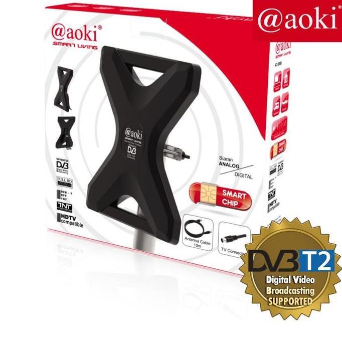 Antena Aoki At-5000/ h Antena TV Digital Analog Antena Luar /