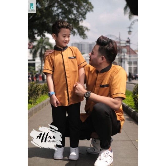 Koko Affan Ayah Dan Anak Setelan Couple Original By El-Fath