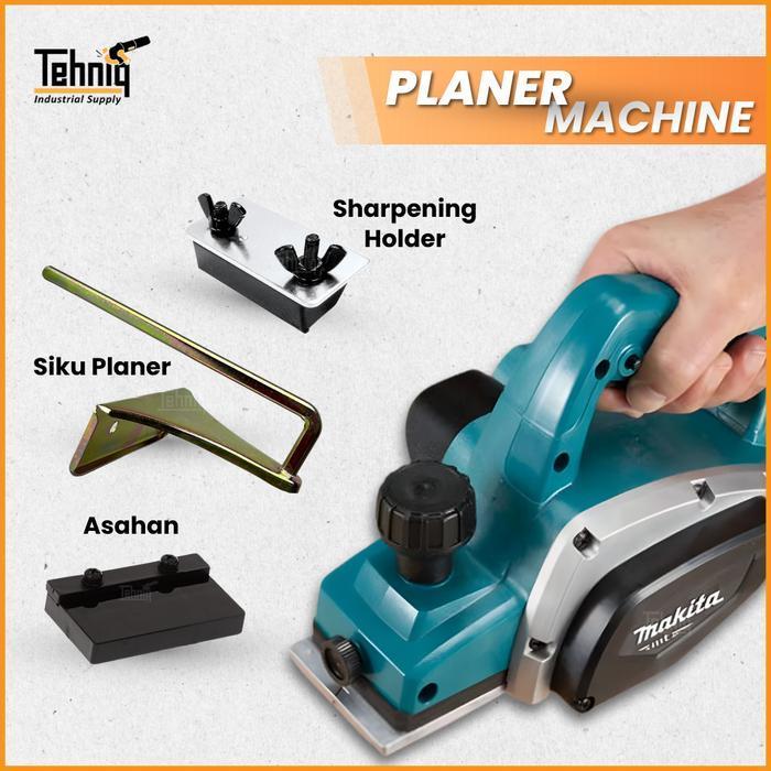 Makita M1902B Mesin Serut Sugu Pasah Ketam Kayu Listrik Planer Electrik 580 Watt