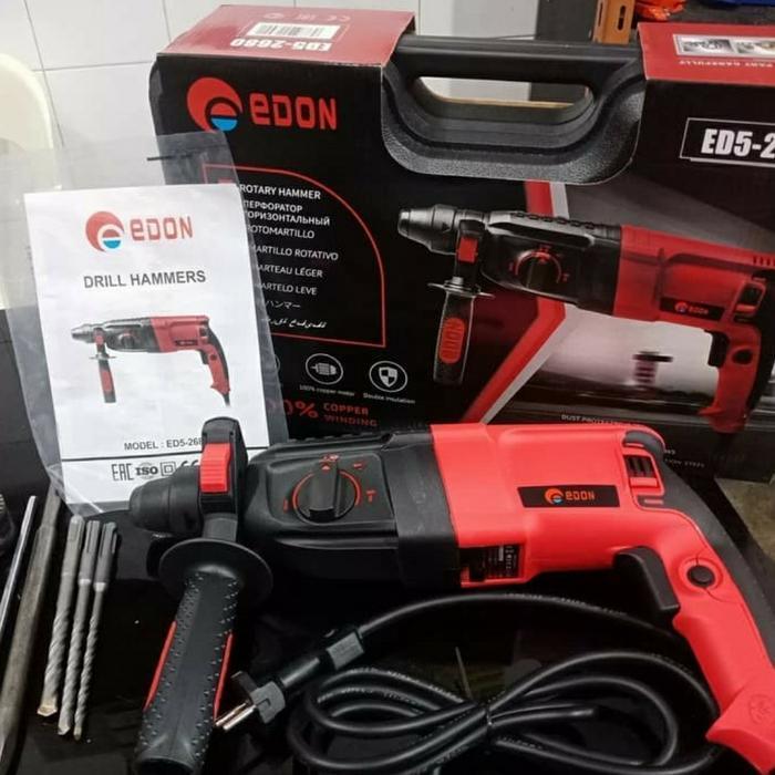 MESIN BOR BETON ROTARY HAMMER EDON ED5-2680