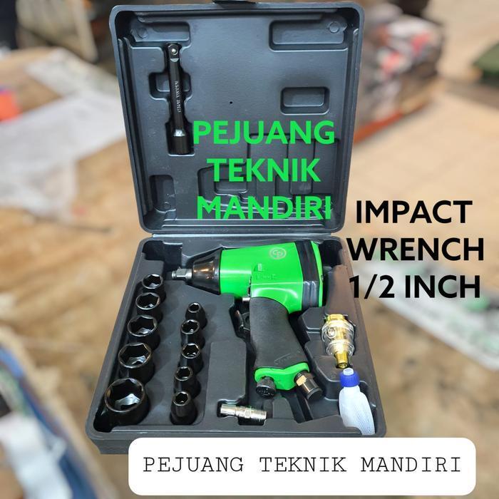 AIR IMPACT WRENCH NLG 1/2" - MESIN BUKA BAUT KOMPRESOR ANGIN MERK NLG
