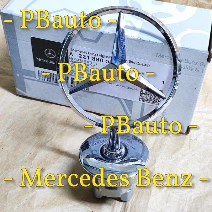 Logo Bintang Kap Mesin W212 W204 W221 / Emblem Mercedes Benz