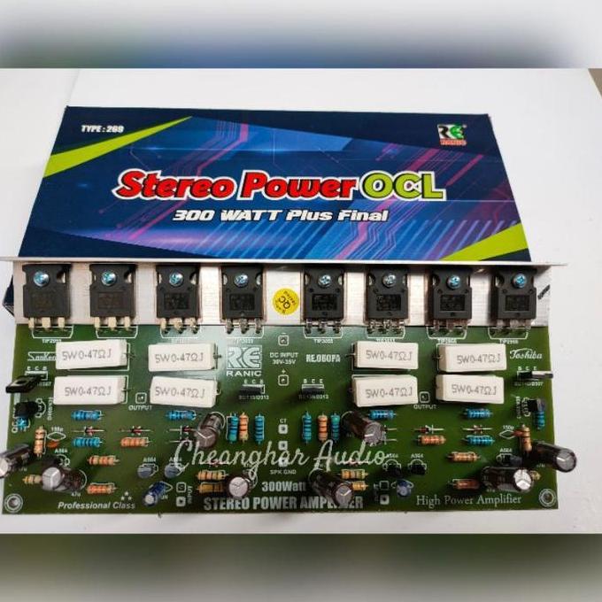 Kit Power Amplifier OCL 300 Watt Stereo