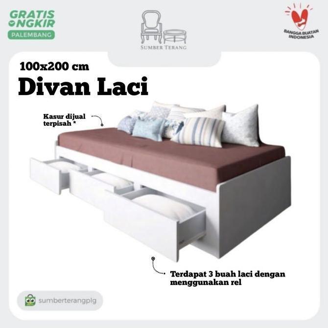 Terlaris Kasur Anak Divan Rangka Tempat Tidur Bench Sofa Santai Divan Laci