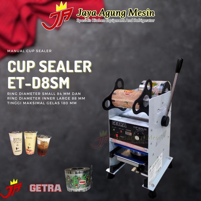 GETRA Cup Sealing Machine ET-D8SM / Cup Sealer ET D8SM