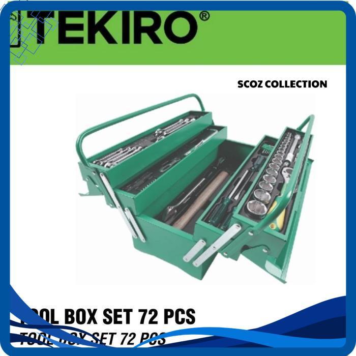 |SCOZ COLLECT|TEKIRO TOOL BOX SET MECHANICAL TOOL 72PCS TOOL SET MEKANIK 72 PCS TEKIRO PROMO