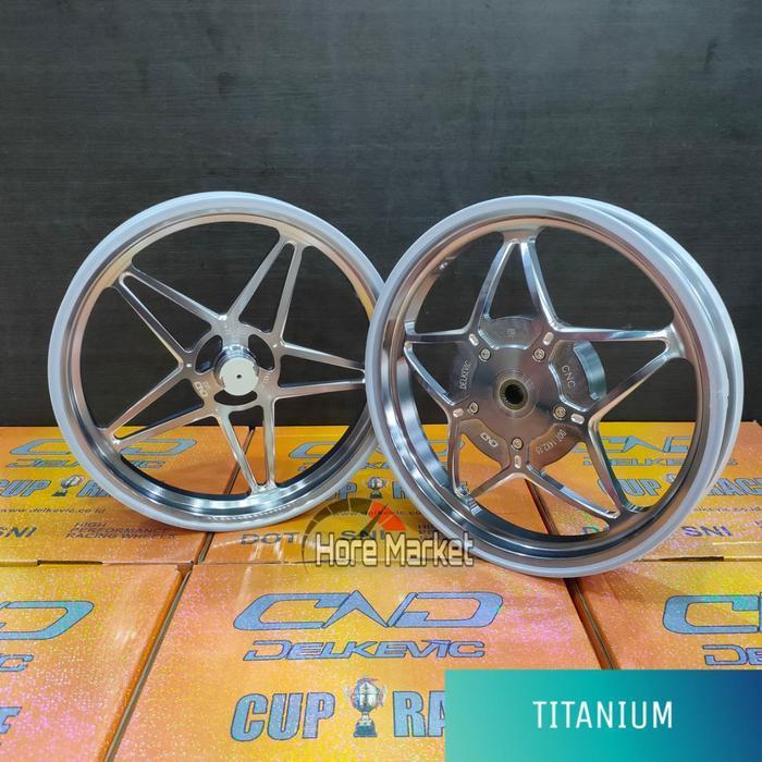 Velg Dnd Delkevic X1 Two Tone Bintang Vario 110 / Beat / Scoopy / Mio Sporty Soul J / Mio M3 Xeon Fi