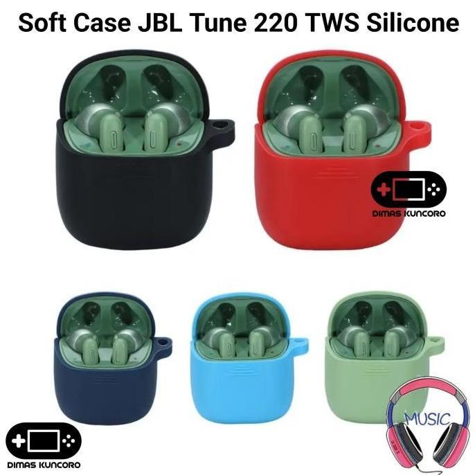 SOFT CASE JBL TUNE 220 TWS SILICONE SILIKON 225 225TWS COVER PROTECTOR BEST SELLER