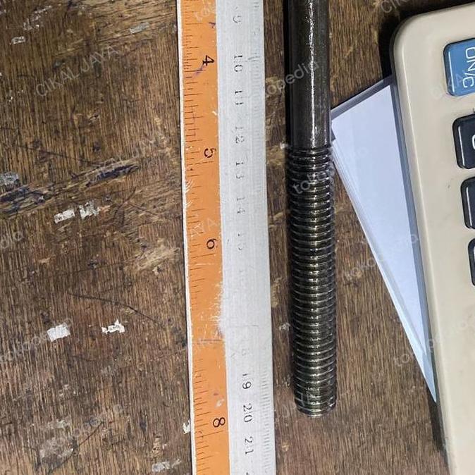 Baut Mur Hitam 1/2" X 8" / Panjang 20Cm Best Quality