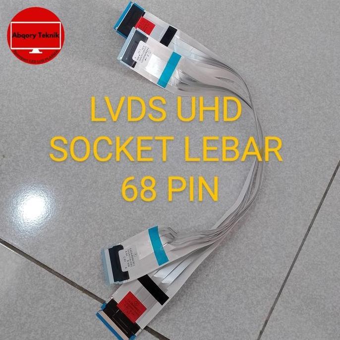 Bst Ready Lvds - Fleksibel Tv Lg Uhd Socket Lebar 68Pin - Lvds Soket Lebar Best Seller