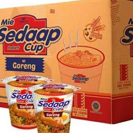 Mie Sedaap Sedap Cup Goreng 1 Dus Isi 12