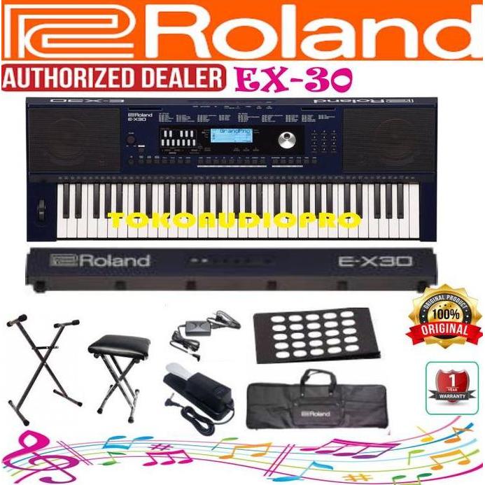 TERBARU ROLAND EX30 61-KEYS KEYBOARD ROLAND EX-30 PAKET