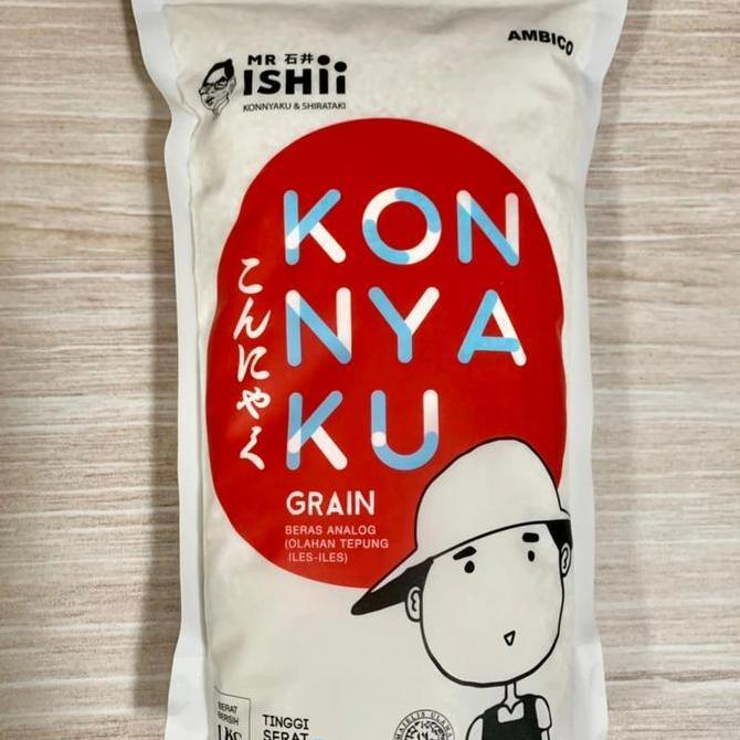 Beras Shirataki Konyaku Rice diet keto DEBM 1 kg